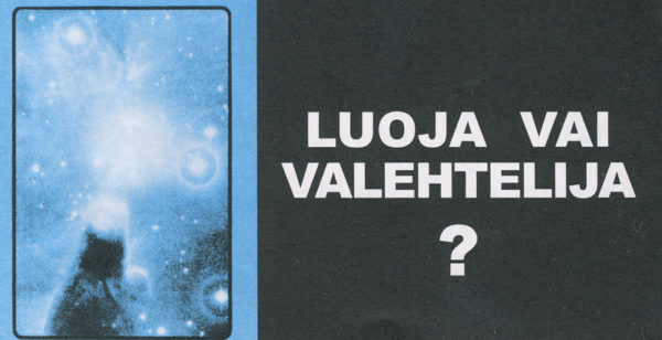 Sarjakuvatraktaatti: Luoja vai valehtelija?