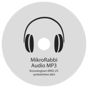 MikroRabbi Audio MP3 (Kronologinen KR92 UT, synteettinen ääni)