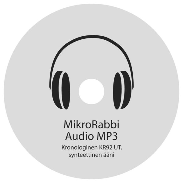 MikroRabbi Audio MP3 (Kronologinen KR92 UT, synteettinen ääni)