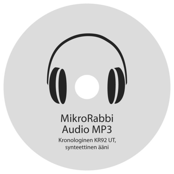 MikroRabbi Audio MP3 (Kronologinen KR92 UT, synteettinen ääni)