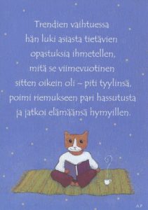 Postikortti: Piti tyylinsä