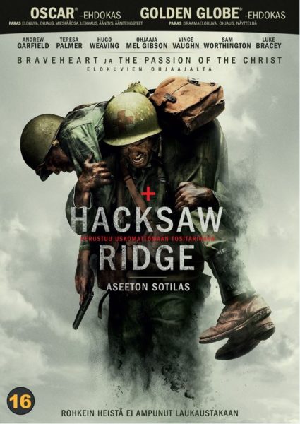 Hacksaw Ridge - Aseeton sotilas DVD