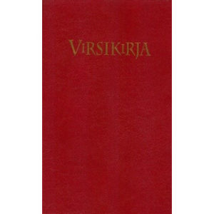 Virsikirja (kotivirsikirja V941B, 13x20cm, tekstilaitos, "runomitta", kovat nahkajäljitelmäkannet, viininpunainen, lukunauha) Virsikirja (kotivirsikirja V941B, 13x20cm, tekstilaitos, "runomitta", kovat nahkajäljitelmäkannet, viininpunainen, lukunauha)