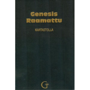 Genesis Raamattu Kartastolla (musta, nahkakantinen)