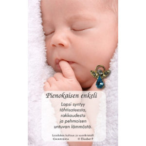 Enkeli-pinssi Pienokaiselle, sininen Enkeli-pinssi Pienokaiselle, sininen