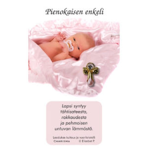 Enkeli-pinssi Pienokaiselle, pinkki Enkeli-pinssi Pienokaiselle, pinkki