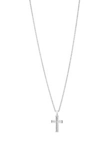 Hopeinen rippiristi zirkon 599206 Hopeinen rippiristi zirkon 599206