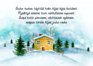 Joulukortti (Joulun tuoksu)