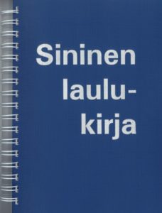 Iso Sininen laulukirja (nuottipainos teräskierteellä)