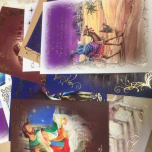 20 kpl joulukorttilajitelma