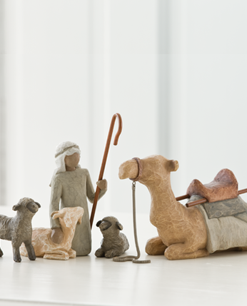 Willow Tree - Shepherd and Stable Animals (for the Nativity)