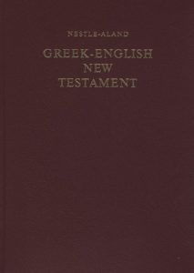 The Nestle-Aland Greek New Testament