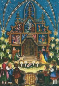 Adventtikalenteri A4, alttariseimi Adventtikalenteri A4, alttariseimi