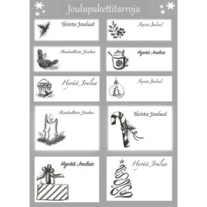 Joulupakettitarra Hopea Joulupakettitarra Hopea