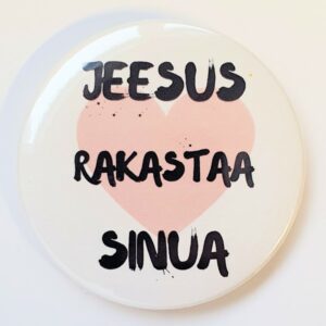 Rintamerkki - Jeesus rakastaa sinua