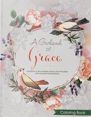 A garland of Grace - värityskirja aikuisille