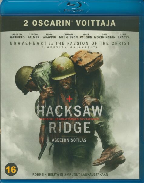 Hacksaw Ridge - Aseeton sotilas Blu-ray