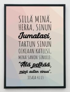 Taulu, Jesaja 41:13