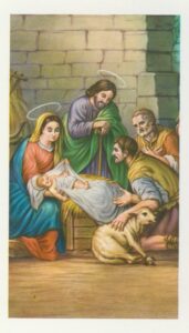 Painokuva: Jeesus-lapsi (10 cm x 5,5 cm)