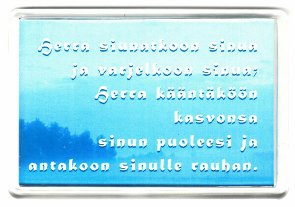 Magneetti Herra siunatkoon sinua ja varjelkoon sinua...