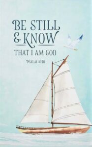 Päiväkirja / muistikirja (Be Still & Know - Psalm 46:10)