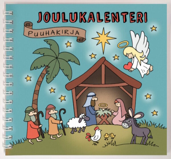 Joulukalenteri puuhakirja