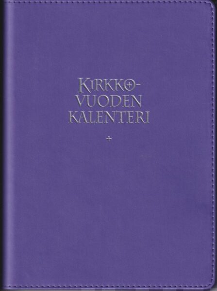 Kirkon viikkomuistio 2024+ lilat pujotuskannet, kynäpidike