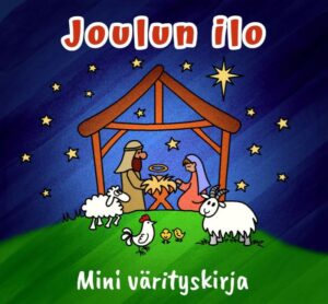 Joulun ilo, mini värityskirja