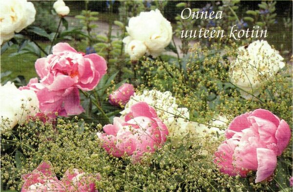 Onnea uuteen kotiin (kaksiosainen kortti)