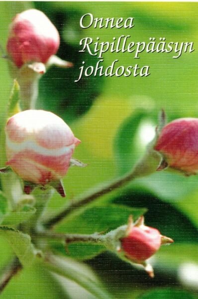 Onnea ripillepääsyn johdosta (kaksiosainen kortti)