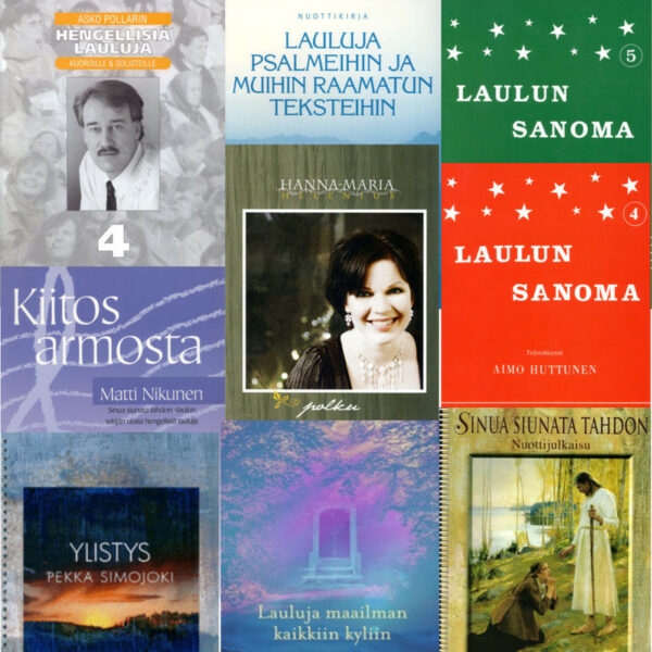 Nuottikirjapaketti (45 nuottikirjaa)
