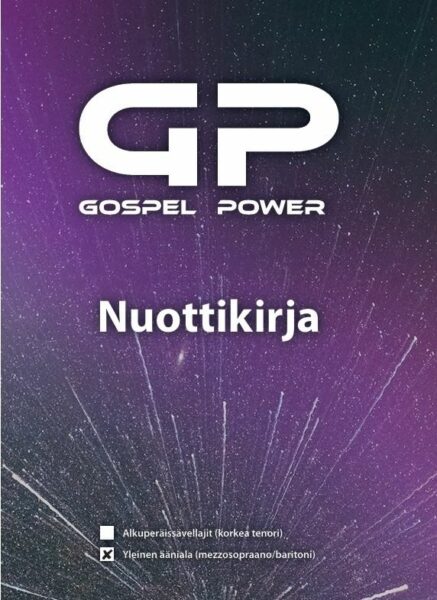 Gospel Power Nuottikirja - Yleinen lauluääniala