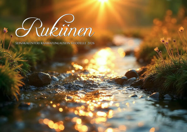 Rukiinen -seinäkalenteri 2026, raamatunlausein