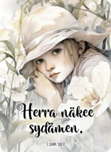 Magneetti "Herra näkee sydämen."