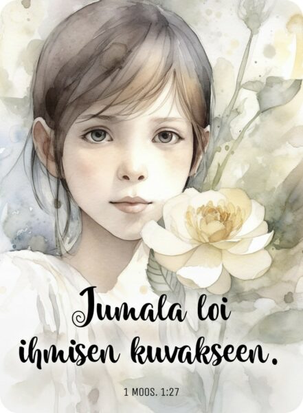 Magneetti "Jumala loi ihmisen kuvakseen."