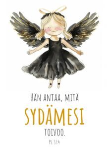 Magneetti "Hän antaa, mitä sydämesi toivoo."