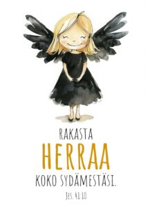 Magneetti "Rakasta Herraa koko sydämestäsi."