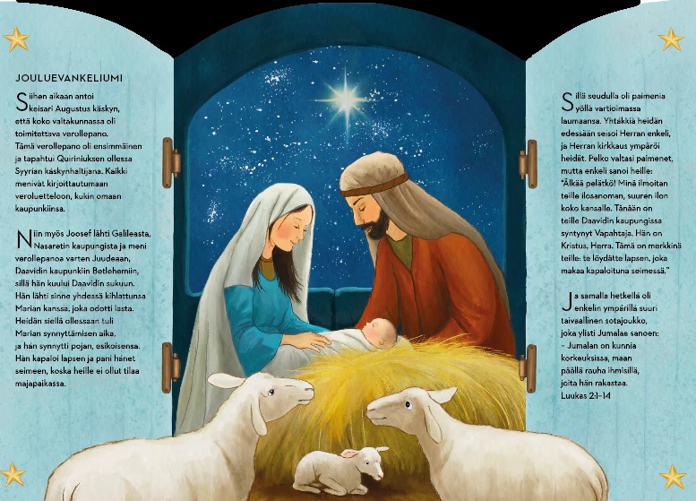 Joulukortti - Cara Knuutinen (v.1992 käännös) + kirjekuori