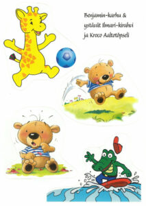 Päivänsäde-tarrat, 5 arkkia/pkt